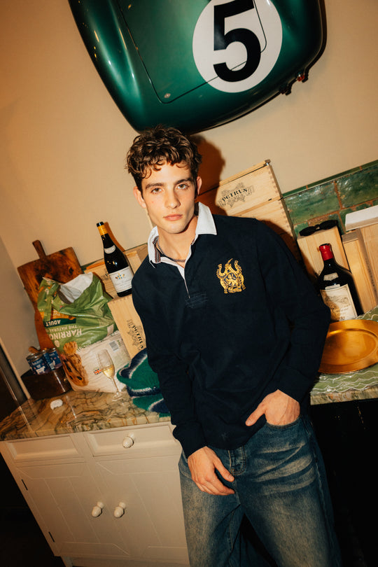Navy Rugby Polo