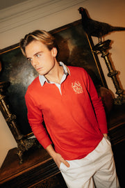Red Rugby Polo