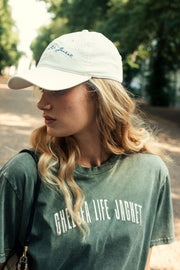 Cream Cord Cap
