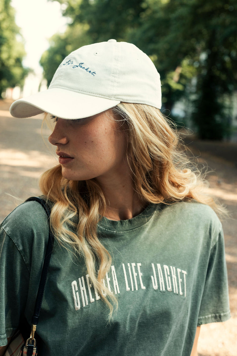 Cream Cord Cap