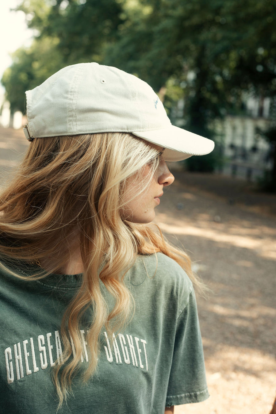 Cream Cord Cap
