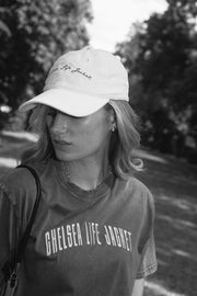 Cream Cord Cap