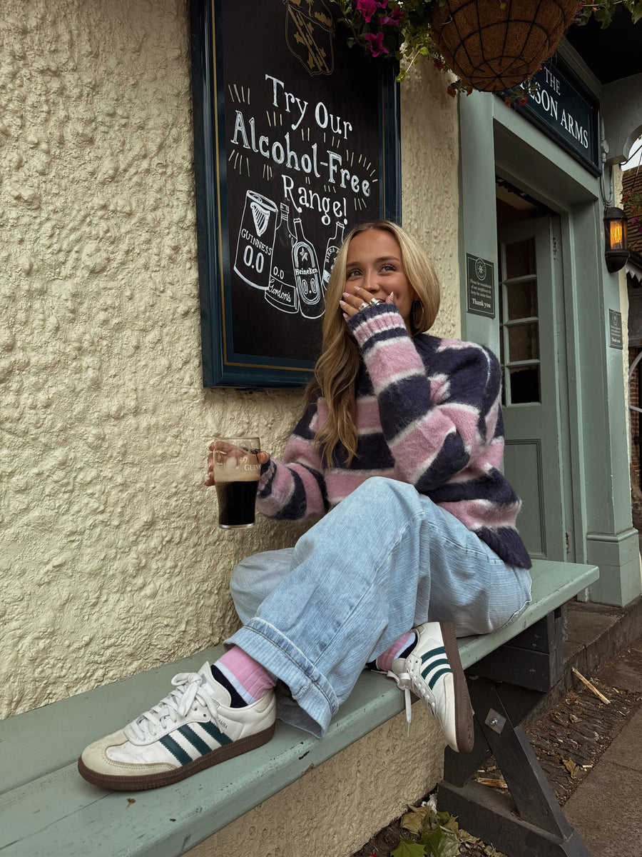 CLJ Navy & Pink Socks